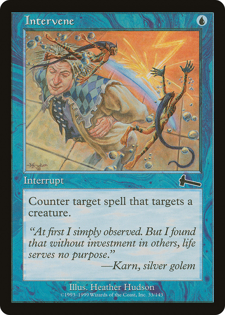 Intervene (ULG-033) - Urza's Legacy - Premium MTG Single from Wizards of the Coast - Just $0.24! Shop now at Game Crave Tournament Store