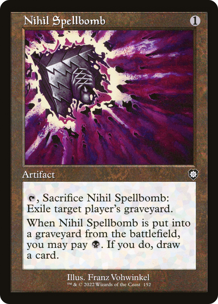 Nihil Spellbomb (BRC-152) - The Brothers' War Commander - Premium MTG Single from Wizards of the Coast - Just $0.85! Shop now at Game Crave Tournament Store