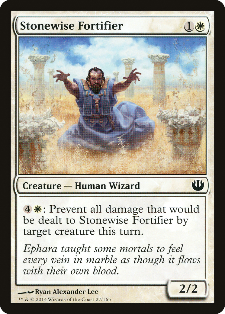 Stonewise Fortifier (JOU-027) - Journey into Nyx Foil - Premium MTG Single from Wizards of the Coast - Just $0.25! Shop now at Game Crave Tournament Store