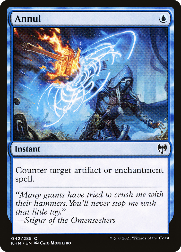 Annul (KHM-042) - Kaldheim - Premium MTG Single from Wizards of the Coast - Just $0.08! Shop now at Game Crave Tournament Store