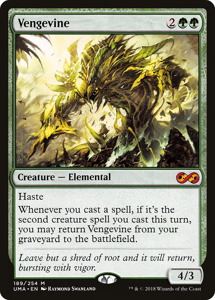 Vengevine (UMA-189) - Ultimate Masters Foil - Premium MTG Single from Wizards of the Coast - Just $2.12! Shop now at Game Crave Tournament Store