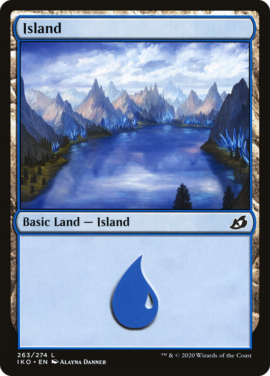 Island (IKO-263) - Ikoria: Lair of Behemoths - Premium MTG Single from Wizards of the Coast - Just $0.08! Shop now at Game Crave Tournament Store