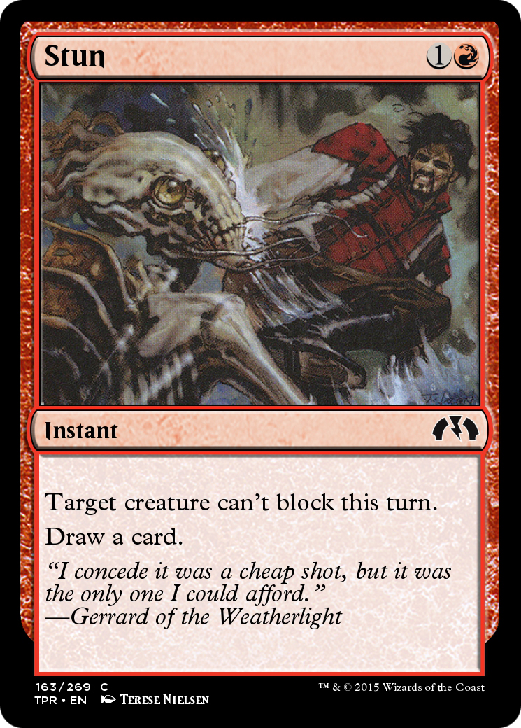 Stun (TPR-163) - Tempest Remastered Foil - Premium MTG Single from Wizards of the Coast - Just $0! Shop now at Game Crave Tournament Store