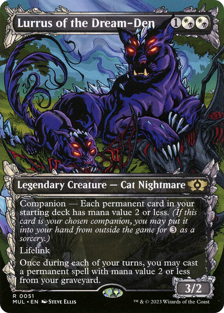 Lurrus of the Dream-Den (MUL-051) - Multiverse Legends: (Showcase) (Borderless) Foil - Premium MTG Single from Wizards of the Coast - Just $0.38! Shop now at Game Crave Tournament Store