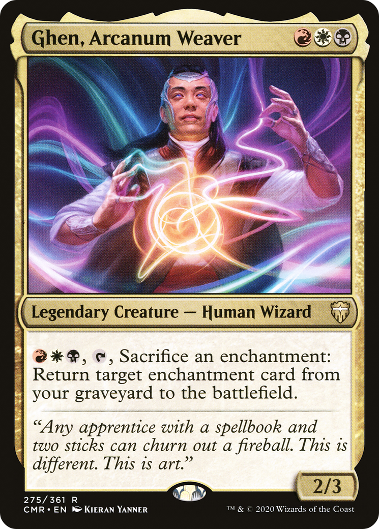Ghen, Arcanum Weaver (CMR-275) - Commander Legends Foil - Premium MTG Single from Wizards of the Coast - Just $0.11! Shop now at Game Crave Tournament Store