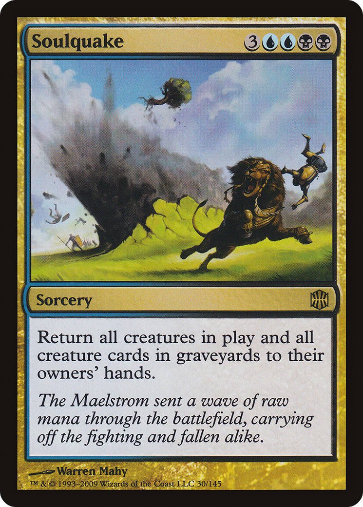 Soulquake (ARB-030) - Alara Reborn Foil - Premium MTG Single from Wizards of the Coast - Just $0.08! Shop now at Game Crave Tournament Store