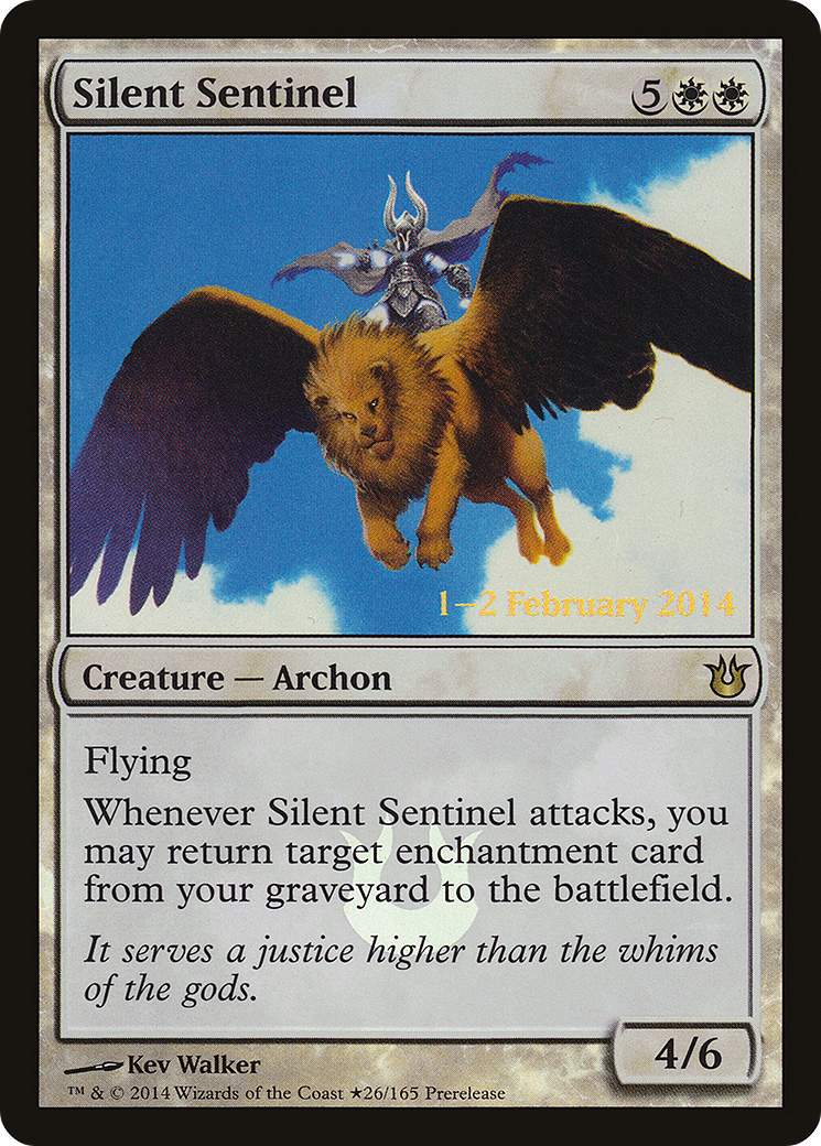 Silent Sentinel (PBNG-26★) - Born of the Gods Promos Foil - Premium MTG Single from Wizards of the Coast - Just $0.25! Shop now at Game Crave Tournament Store