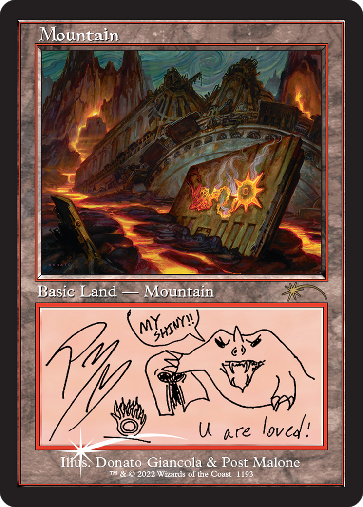 Mountain (SLD-1193) - Secret Lair Drop - Premium MTG Single from Wizards of the Coast - Just $6.15! Shop now at Game Crave Tournament Store