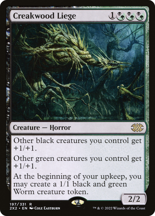 Creakwood Liege (2X2-197) - Double Masters 2022 - Premium MTG Single from Wizards of the Coast - Just $0.71! Shop now at Game Crave Tournament Store