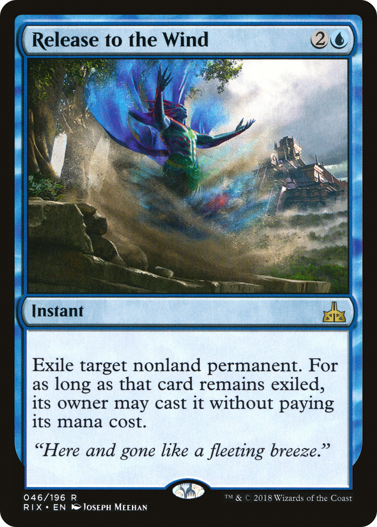 Release to the Wind (RIX-046) - Rivals of Ixalan Foil - Premium MTG Single from Wizards of the Coast - Just $2.54! Shop now at Game Crave Tournament Store