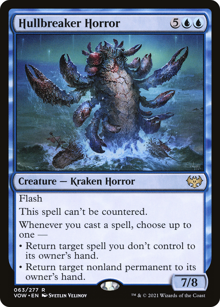 Hullbreaker Horror (VOW-063) - Innistrad: Crimson Vow Foil - Premium MTG Single from Wizards of the Coast - Just $0.53! Shop now at Game Crave Tournament Store