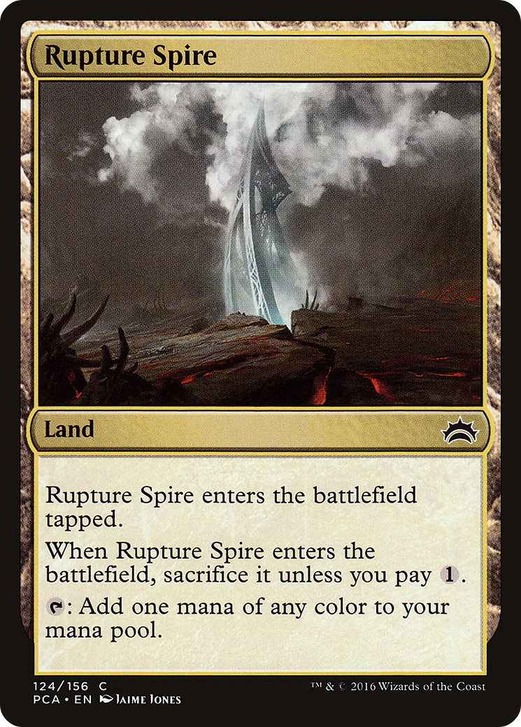 Rupture Spire (PCA-124) - Planechase Anthology - Premium MTG Single from Wizards of the Coast - Just $0.08! Shop now at Game Crave Tournament Store