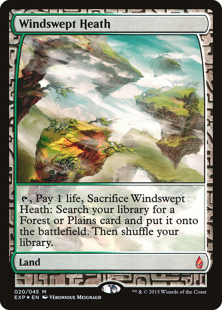 Windswept Heath (EXP-020) - Zendikar Expeditions Foil - Premium MTG Single from Wizards of the Coast - Just $104.88! Shop now at Game Crave Tournament Store