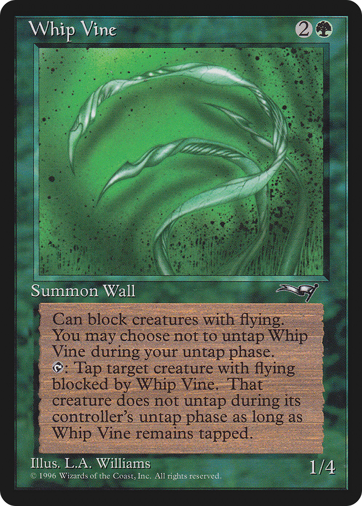 Whip Vine (ALL-103A) - Alliances - Premium MTG Single from Wizards of the Coast - Just $0.08! Shop now at Game Crave Tournament Store