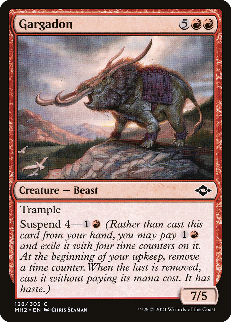 Gargadon (MH2-128) - Modern Horizons 2 - Premium MTG Single from Wizards of the Coast - Just $0.08! Shop now at Game Crave Tournament Store