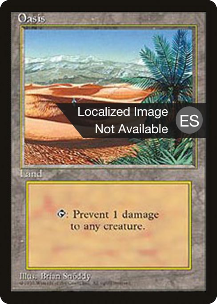 Oasis (4BB-362) - Fourth Edition Foreign Black Border - Premium MTG Single from Wizards of the Coast - Just $0.48! Shop now at Game Crave Tournament Store
