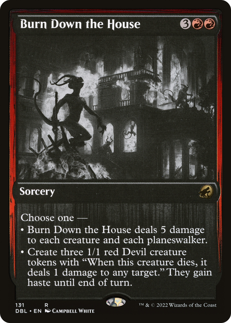 Burn Down the House (DBL-131) - Innistrad: Double Feature - Premium MTG Single from Wizards of the Coast - Just $0.58! Shop now at Game Crave Tournament Store