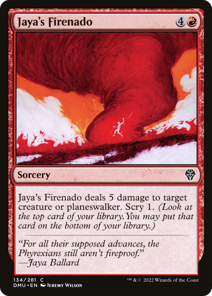 Jaya's Firenado (DMU-134) - Dominaria United - Premium MTG Single from Wizards of the Coast - Just $0.08! Shop now at Game Crave Tournament Store