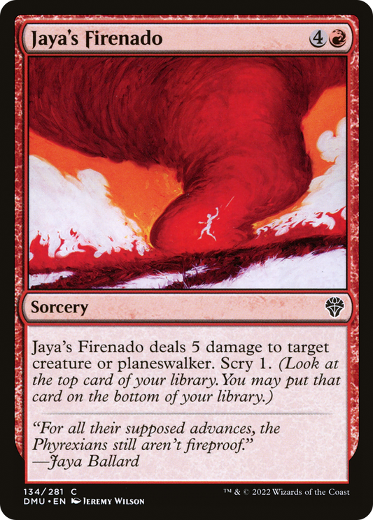 Jaya's Firenado (DMU-134) - Dominaria United - Premium MTG Single from Wizards of the Coast - Just $0.08! Shop now at Game Crave Tournament Store