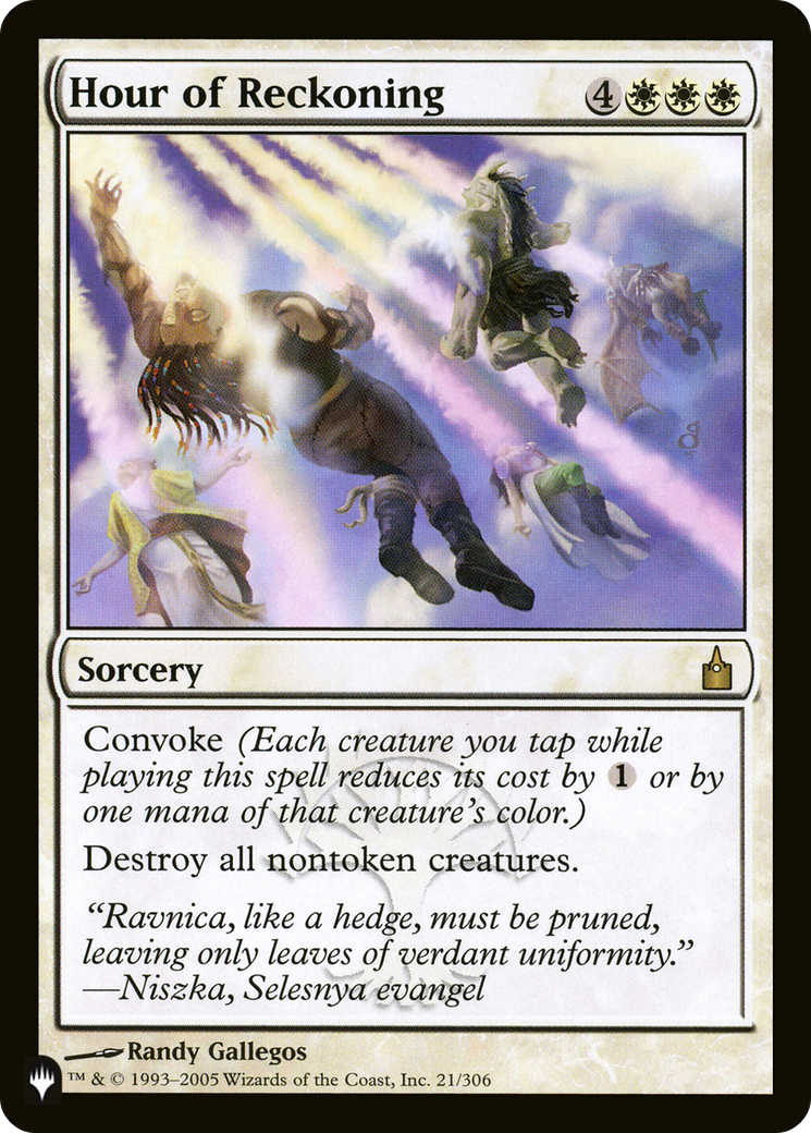 Hour of Reckoning (PLIST-1167) - The List - Premium MTG Single from Wizards of the Coast - Just $0.78! Shop now at Game Crave Tournament Store