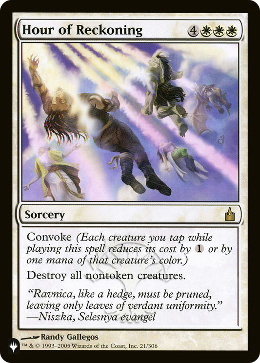 Hour of Reckoning (PLIST-1167) - The List - Premium MTG Single from Wizards of the Coast - Just $0.78! Shop now at Game Crave Tournament Store