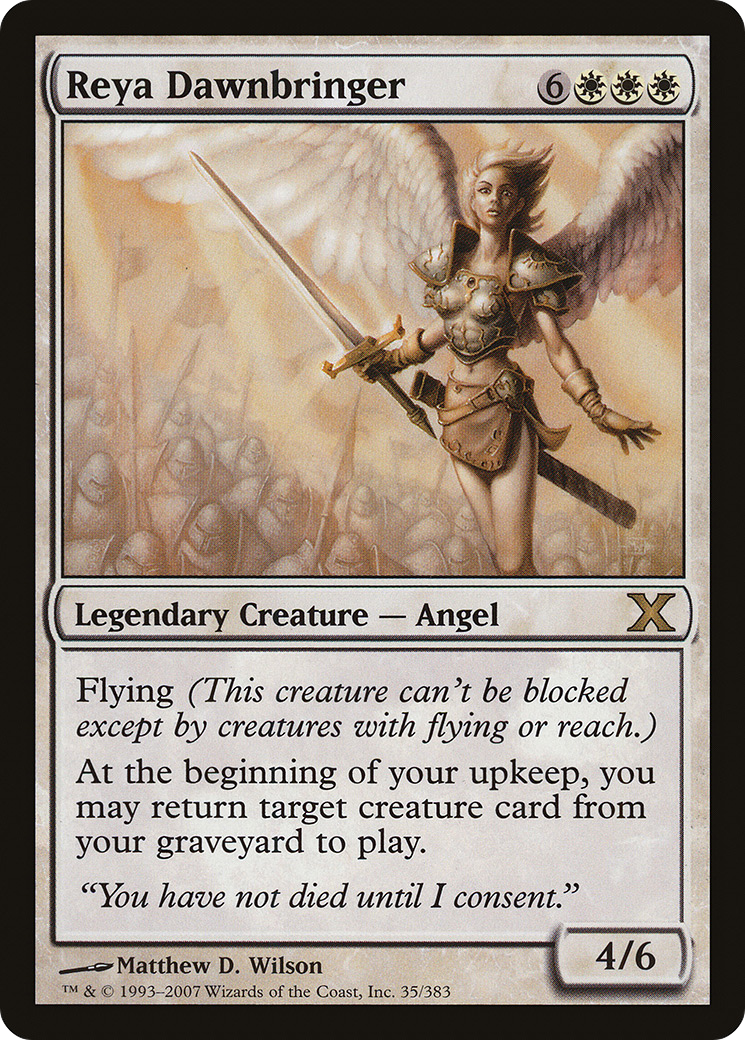 Reya Dawnbringer (10E-035) - Tenth Edition - Premium MTG Single from Wizards of the Coast - Just $1.03! Shop now at Game Crave Tournament Store