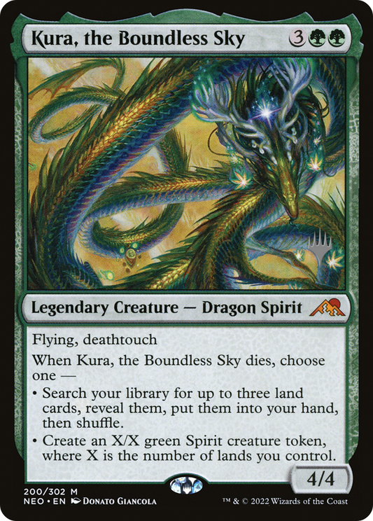 Kura, the Boundless Sky (PNEO-200P) - Kamigawa: Neon Dynasty Promos - Premium MTG Single from Wizards of the Coast - Just $0.51! Shop now at Game Crave Tournament Store