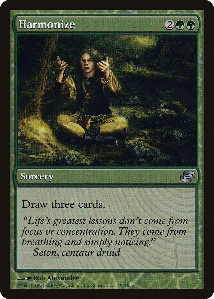 Harmonize (PLC-149) - Planar Chaos: (colorshifted) Foil - Premium MTG Single from Wizards of the Coast - Just $5.96! Shop now at Game Crave Tournament Store
