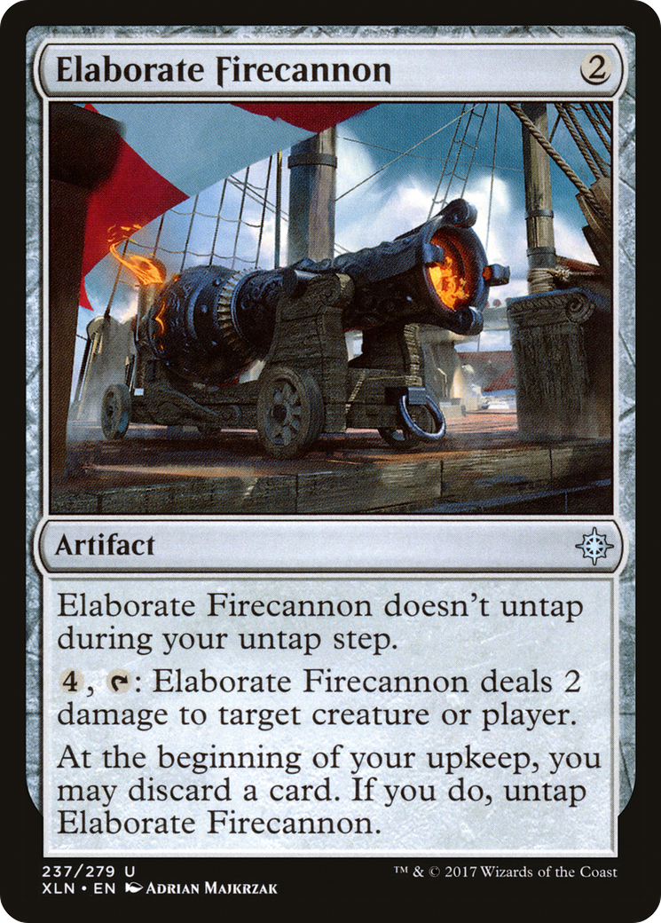 Elaborate Firecannon (XLN-237) - Ixalan Foil - Premium MTG Single from Wizards of the Coast - Just $0.39! Shop now at Game Crave Tournament Store