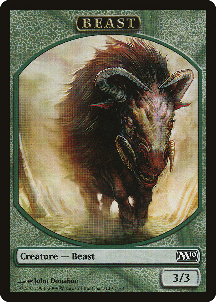 Beast (TM10-005) - Magic 2010 Tokens - Premium MTG Single from Wizards of the Coast - Just $0.28! Shop now at Game Crave Tournament Store