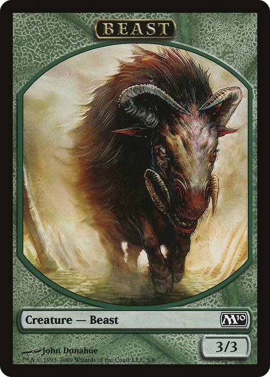 Beast (TM10-005) - Magic 2010 Tokens - Premium MTG Single from Wizards of the Coast - Just $0.28! Shop now at Game Crave Tournament Store