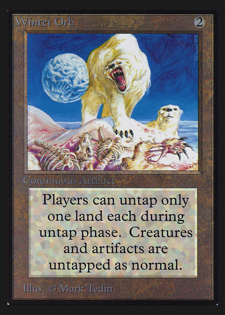 Winter Orb (CED-276) - Collectors' Edition - Premium MTG Single from Wizards of the Coast - Just $11.07! Shop now at Game Crave Tournament Store