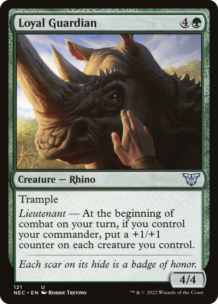 Loyal Guardian (NEC-121) - Neon Dynasty Commander - Premium MTG Single from Wizards of the Coast - Just $0.48! Shop now at Game Crave Tournament Store