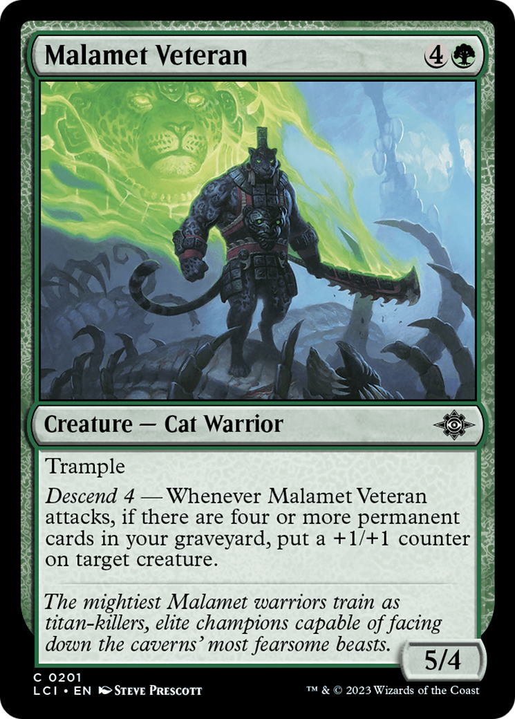 Malamet Veteran (LCI-201) - The Lost Caverns of Ixalan - Premium MTG Single from Wizards of the Coast - Just $0.08! Shop now at Game Crave Tournament Store