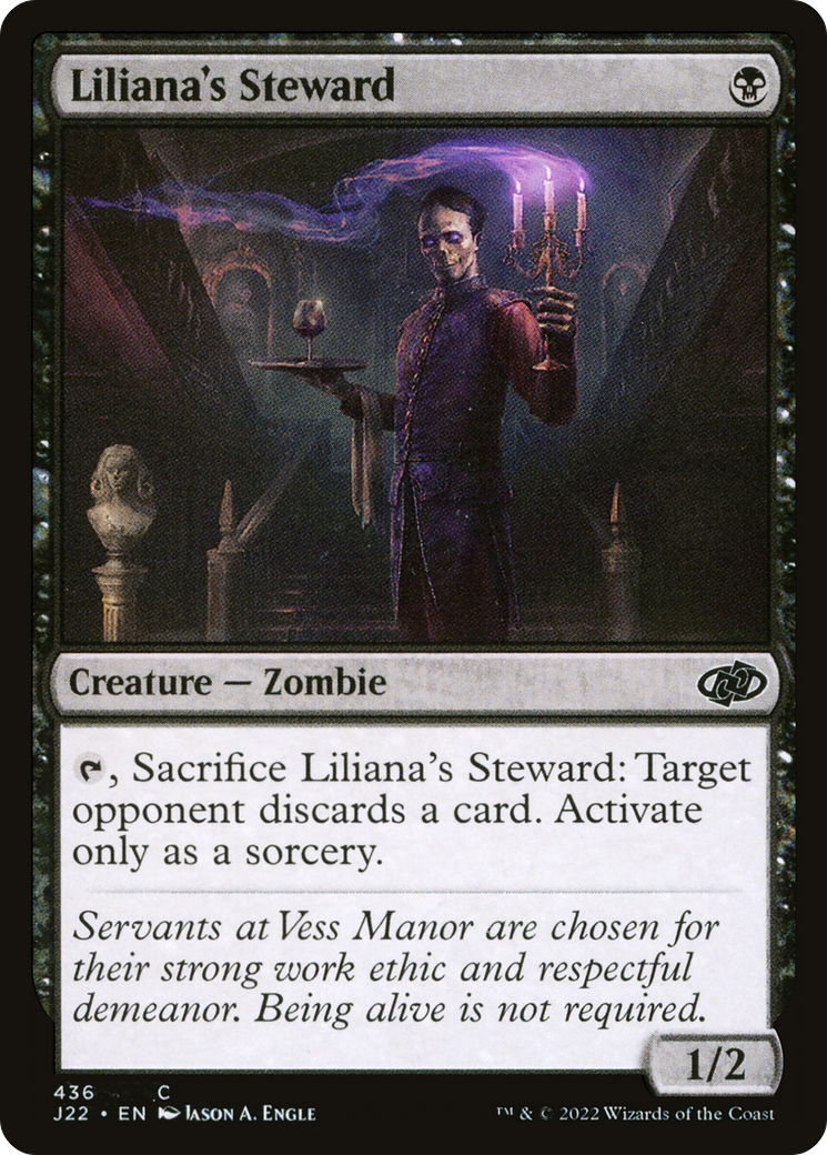 Liliana's Steward (J22-436) - Jumpstart 2022 - Premium MTG Single from Wizards of the Coast - Just $0.08! Shop now at Game Crave Tournament Store
