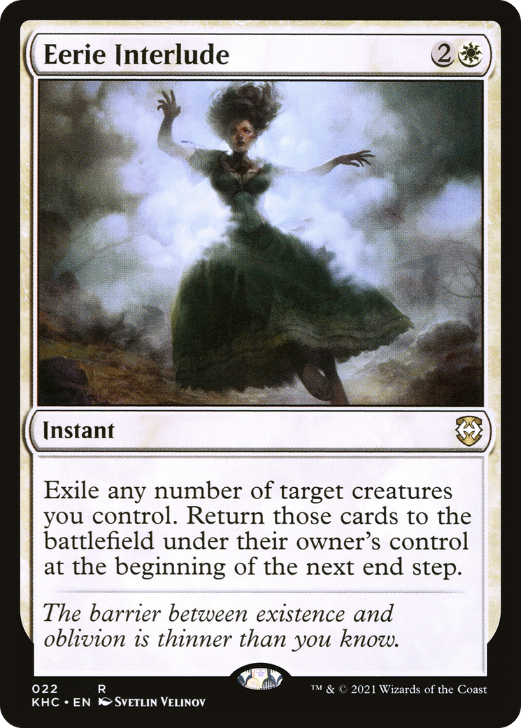 Eerie Interlude (KHC-022) - Kaldheim Commander - Premium MTG Single from Wizards of the Coast - Just $1.63! Shop now at Game Crave Tournament Store
