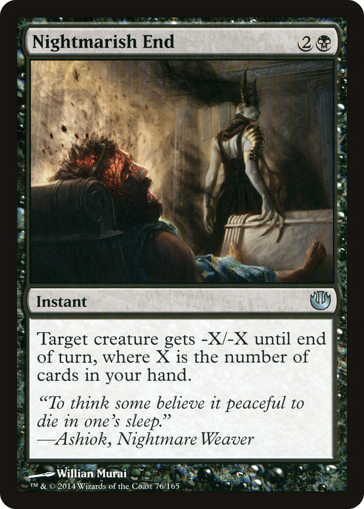 Nightmarish End (JOU-076) - Journey into Nyx - Premium MTG Single from Wizards of the Coast - Just $0.08! Shop now at Game Crave Tournament Store