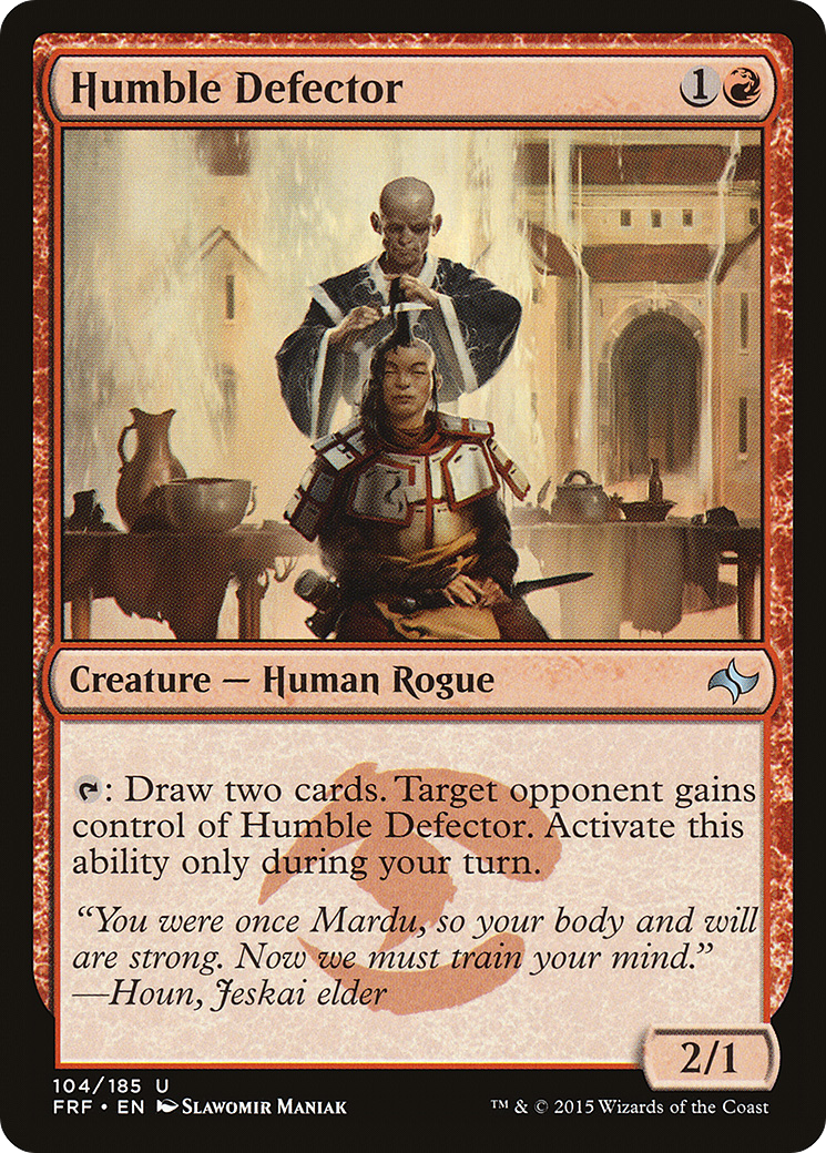Humble Defector (FRF-104) - Fate Reforged - Premium MTG Single from Wizards of the Coast - Just $0.08! Shop now at Game Crave Tournament Store