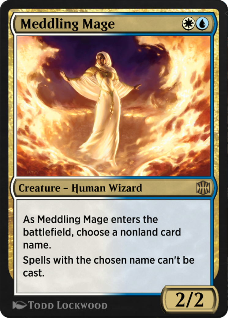 Meddling Mage (HA2-017) - Historic Anthology 2 - Premium MTG Single from Wizards of the Coast - Just $0! Shop now at Game Crave Tournament Store