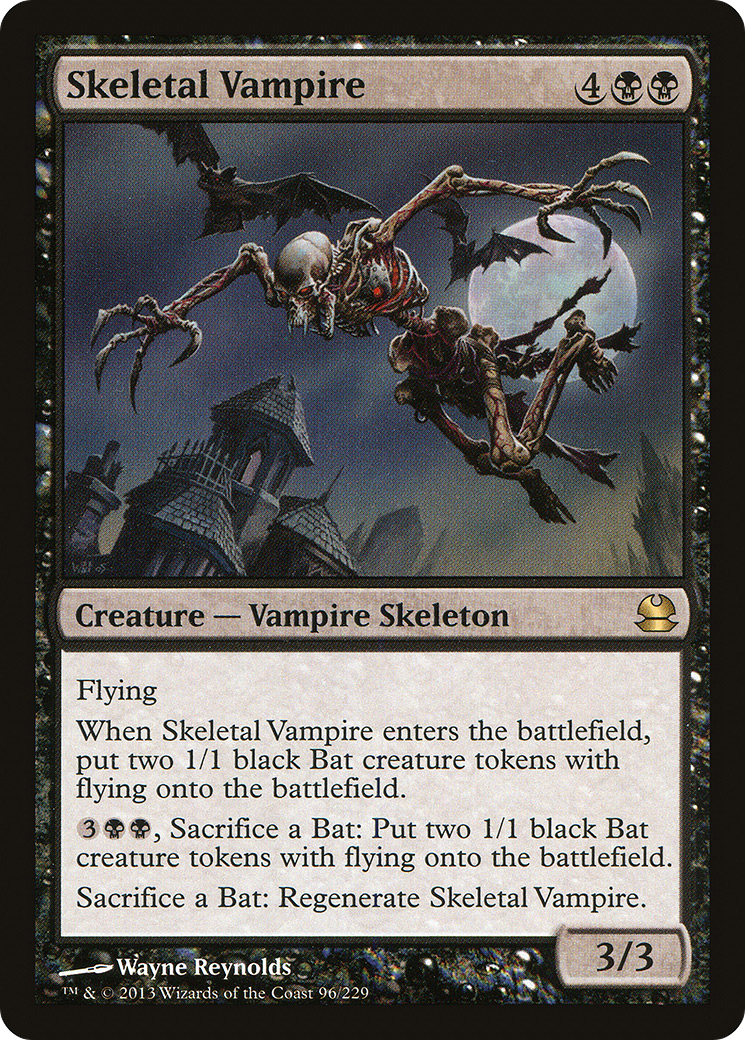 Skeletal Vampire (MMA-096) - Modern Masters - Premium MTG Single from Wizards of the Coast - Just $0.08! Shop now at Game Crave Tournament Store