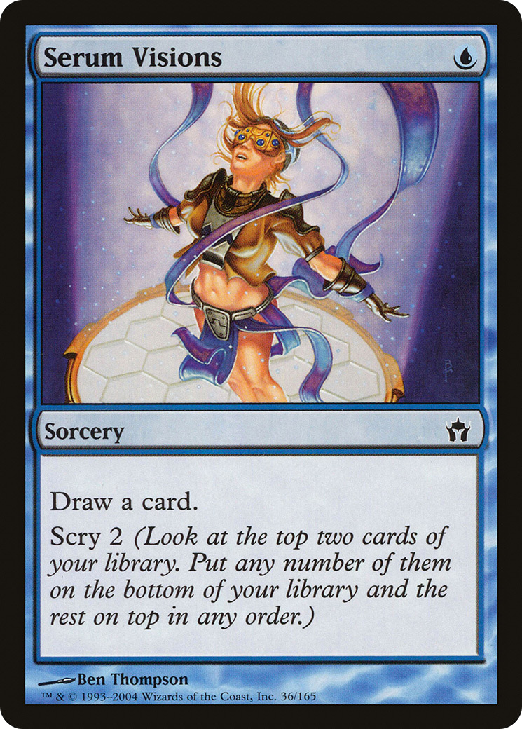 Serum Visions (5DN-036) - Fifth Dawn - Premium MTG Single from Wizards of the Coast - Just $0.14! Shop now at Game Crave Tournament Store