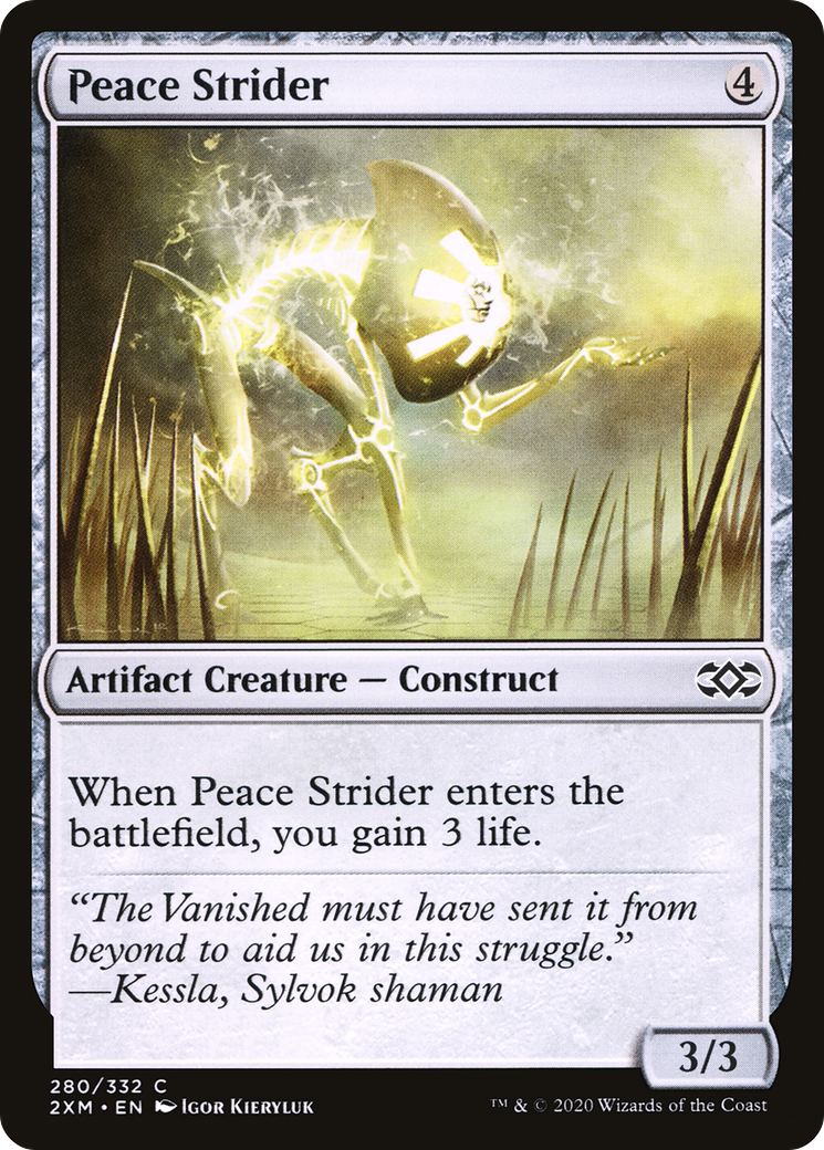 Peace Strider (2XM-280) - Double Masters - Premium MTG Single from Wizards of the Coast - Just $0.25! Shop now at Game Crave Tournament Store