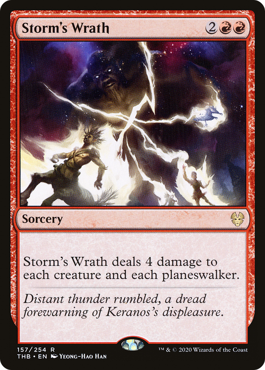 Storm's Wrath (THB-157) - Theros Beyond Death - Premium MTG Single from Wizards of the Coast - Just $0.25! Shop now at Game Crave Tournament Store