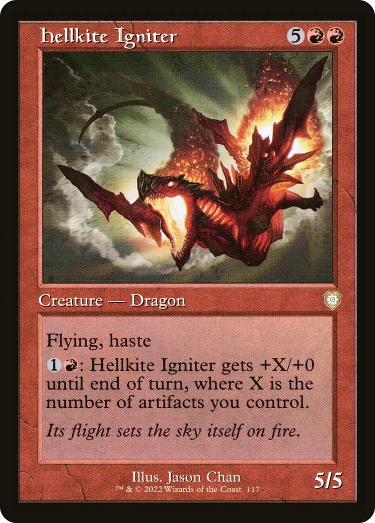 Hellkite Igniter (BRC-117) - The Brothers' War Commander - Premium MTG Single from Wizards of the Coast - Just $0.08! Shop now at Game Crave Tournament Store