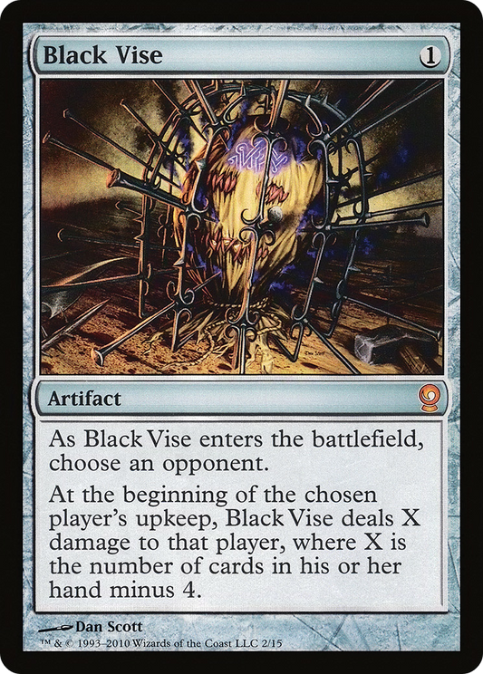 Black Vise (V10-002) - From the Vault: Relics Foil - Premium MTG Single from Wizards of the Coast - Just $3.38! Shop now at Game Crave Tournament Store
