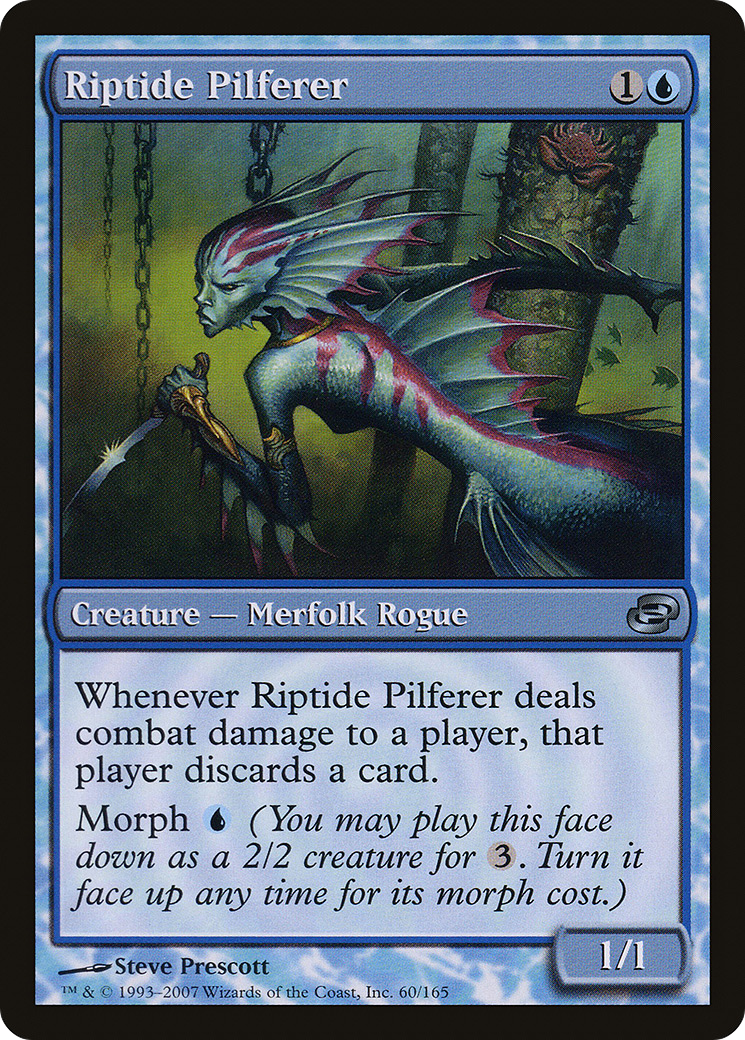 Riptide Pilferer (PLC-060) - Planar Chaos: (colorshifted) Foil - Premium MTG Single from Wizards of the Coast - Just $1.10! Shop now at Game Crave Tournament Store