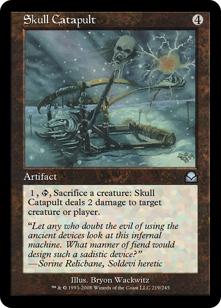Skull Catapult (ME2-219) - Masters Edition II Foil - Premium MTG Single from Wizards of the Coast - Just $0! Shop now at Game Crave Tournament Store