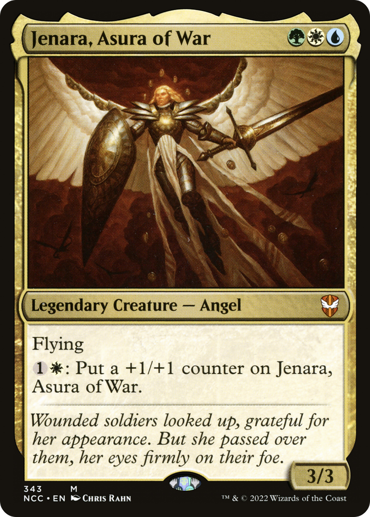 Jenara, Asura of War (NCC-343) - New Capenna Commander - Premium MTG Single from Wizards of the Coast - Just $0.10! Shop now at Game Crave Tournament Store