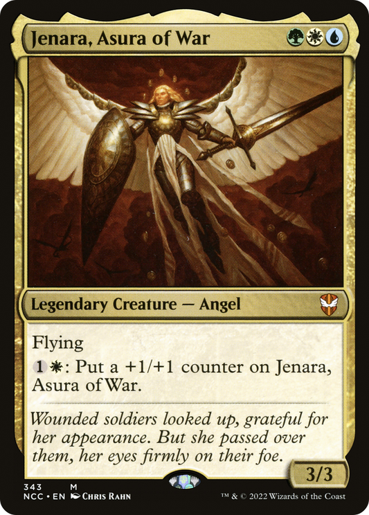 Jenara, Asura of War (NCC-343) - New Capenna Commander - Premium MTG Single from Wizards of the Coast - Just $0.10! Shop now at Game Crave Tournament Store
