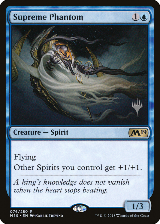 Supreme Phantom (PM19-76P) - Core Set 2019 Promos - Premium MTG Single from Wizards of the Coast - Just $0.26! Shop now at Game Crave Tournament Store